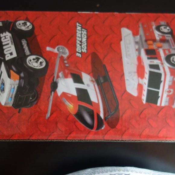 Maxx Action 3-Pack Fire & Rescue Die-Cast Vehicle Set for 3+ Years old New - Picture 6 of 11